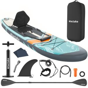 2-i-1 SUP br&auml;da uppbl&aring;sbar, komplett set