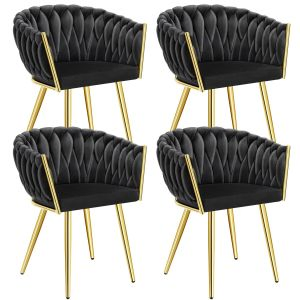 Set matsolar Astano i sammet, knutdesign