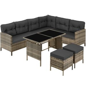 Loungeset Barletta i konstrotting 