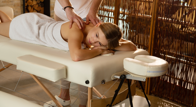 Massagebänken
